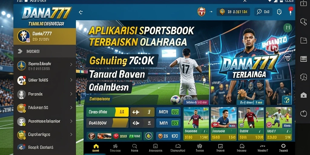 Screenshot DANA777 menampilkan gameplay taruhan olahraga yang menarik.