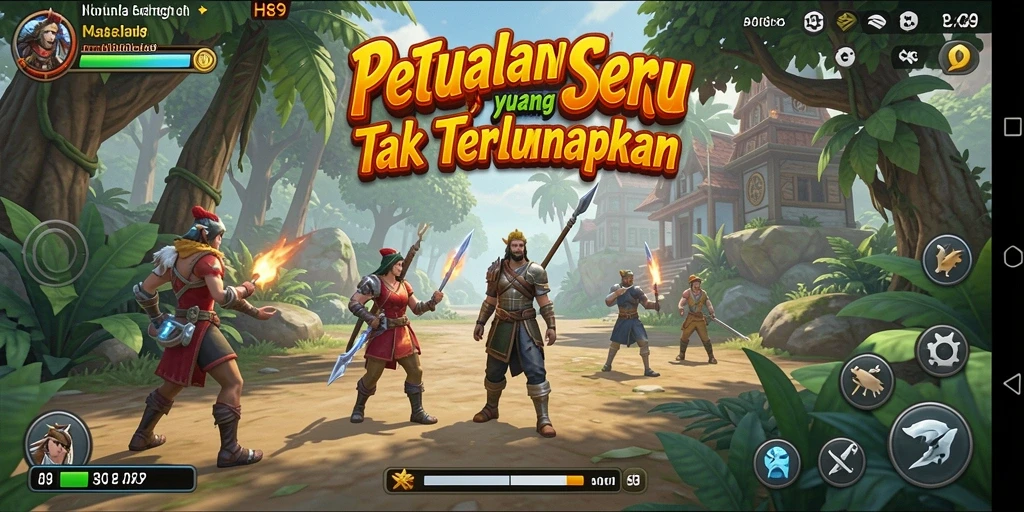 Tampilan gameplay H89 yang menakjubkan dalam dunia petualangan.