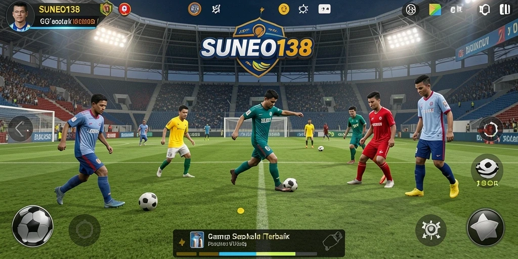 Tampilan menarik dari gameplay sepak bola SUNEO138.